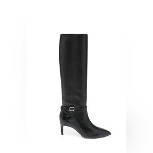 Paris Texas Black Heeled Boots